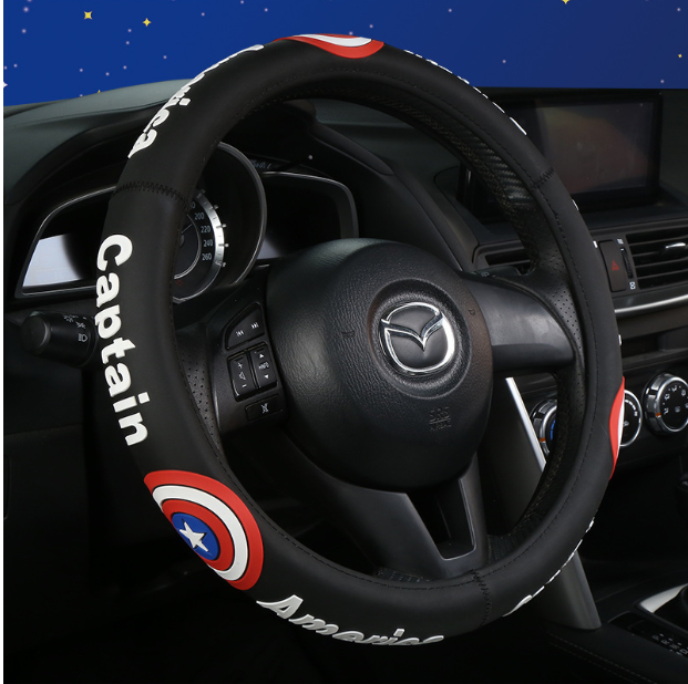 Medido Luxury Suede Steering Wheel Cover | Universal Fit 38cm | Custom Logo Option